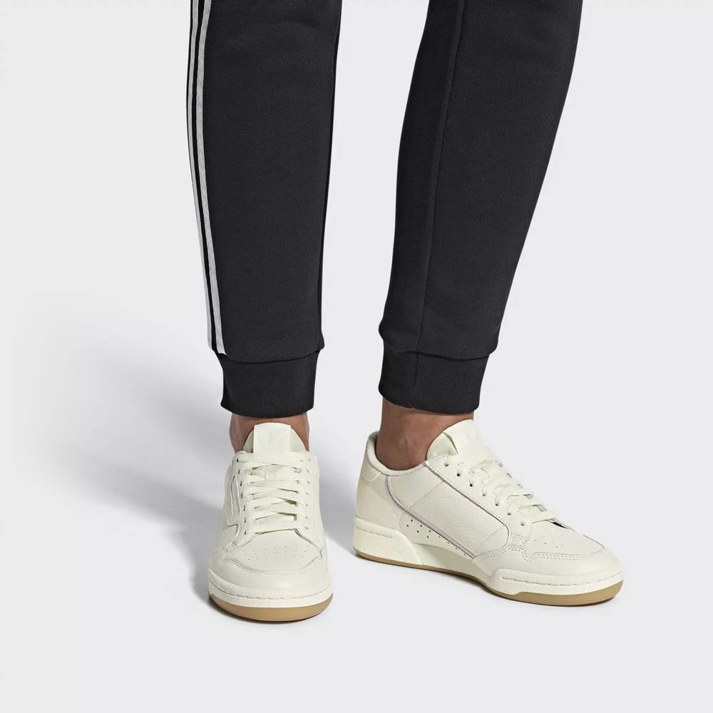 Adidas Continental 80 Tenis Blancos Para Mujer (MX-38621)